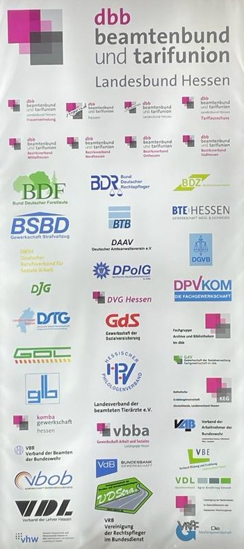dbb Hessen Plakat Logos